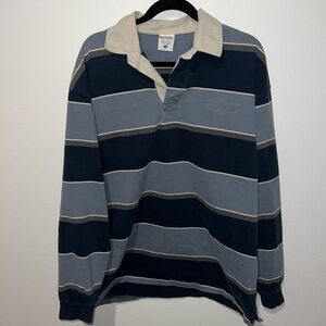 Vintage Columbia Striped collared long sleeve size XL